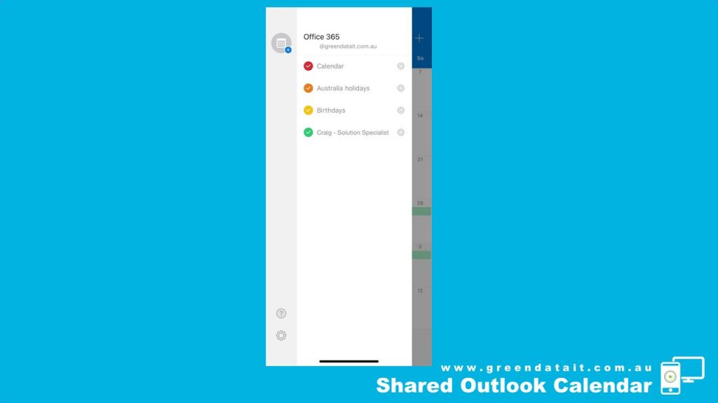 How to add a Shared Calendar in the Outlook App for iPhone • HONESTY